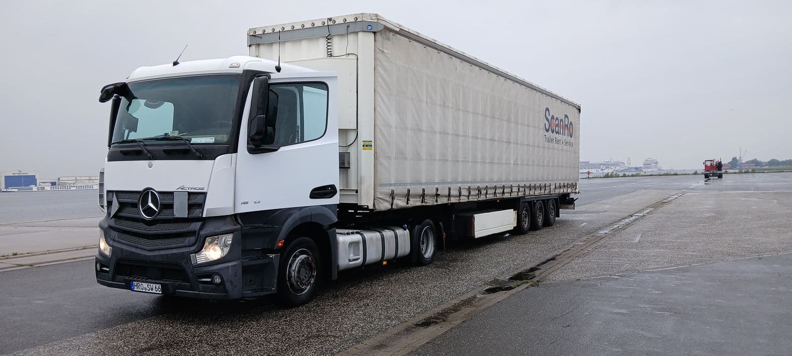 ScanRo Trailer im Seehafen Rostock