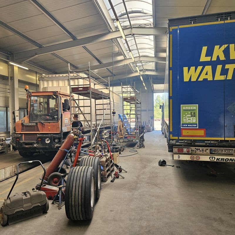 Trailer in der ScanRo-Werkstatt